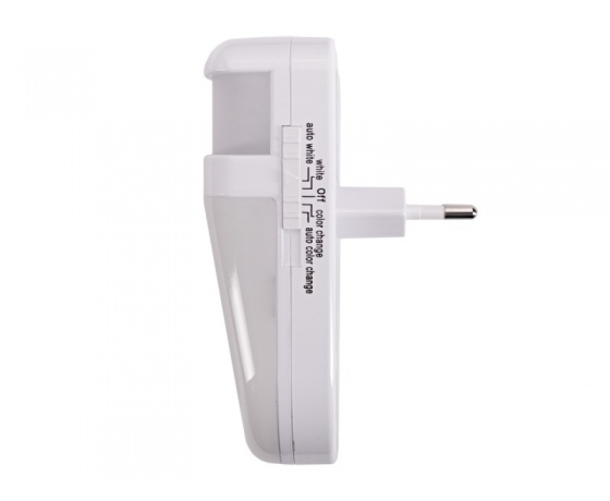 Фото 3 - Светодиодный ночник Luxel  с цветовыми эффектами и датчиком света  0,7W (NL-01W)