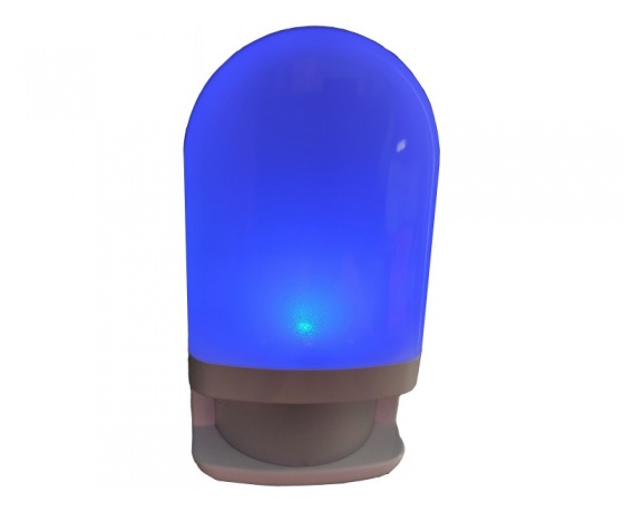 Фото 5 - Светодиодный ночник Luxel  с цветовыми эффектами и датчиком света  0,7W (NL-01W)