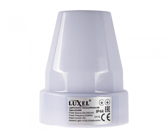 Фото 2 - Датчик света Luxel 10A IP44 (LS-02W)