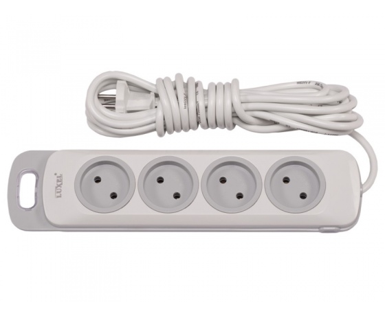 Фото 2 - Сетевой удлинитель Luxel Nota 4 розетки 5М (4145)