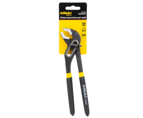 Фото 5 - Клещи переставные для труб 200мм SIGMA (4102791)