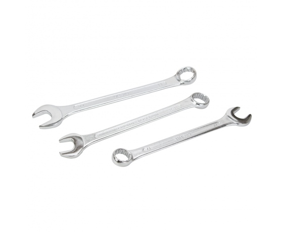 Фото 2 - Ключи рожково-накидные 12шт 6-22мм CrV head polished SIGMA (6010201)