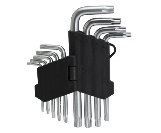 Фото 3 - Ключи TORX 9шт T10-T50 CrV (короткие с отверстием) SIGMA (4022211)