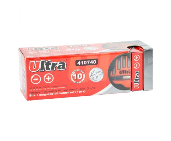 Фото 5 - Набор бит + адаптер 7шт S2 (пласт кейс) ULTRA (4013102)