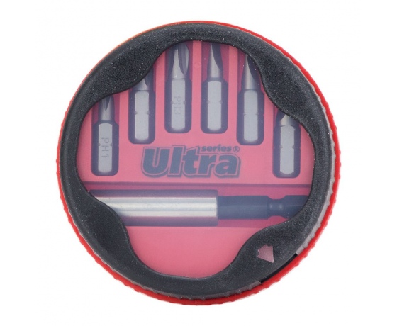 Фото 2 - Набор бит + адаптер 7шт S2 (пласт кейс) ULTRA (4013102)