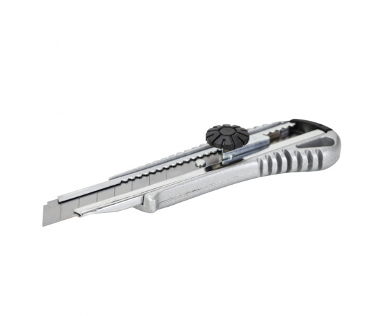 Фото 4 - Нож строительный (металлический корпус) лезвие 18мм винтовой замок SIGMA (8211031)