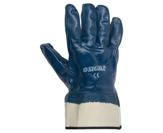 Фото 3 - Перчатки трикотажные с полным нитриловым покрытием SIGMA (9223011)