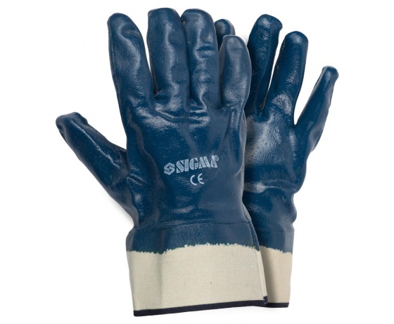 Фото 2 - Перчатки трикотажные с полным нитриловым покрытием SIGMA (9223011)