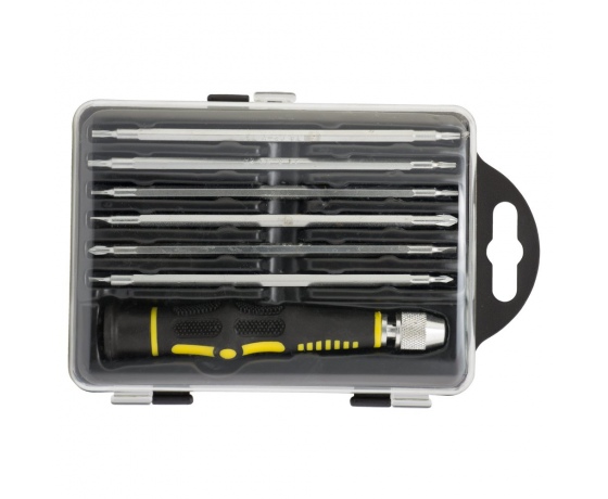 Фото 2 - Набор отверток часовых 12в1 CrV (кейс) SIGMA (4003011)