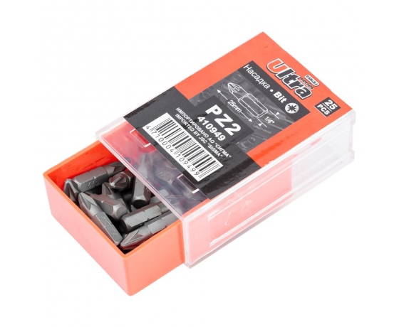 Фото 6 - Набор бит PZ2×25мм 1/4