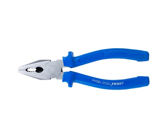 Фото 3 - Плоскогубцы 180мм синие SIGMA (4341181)