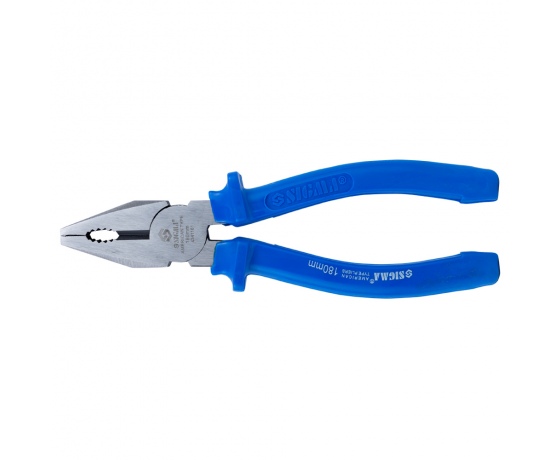 Фото 2 - Плоскогубцы 180мм синие SIGMA (4341181)