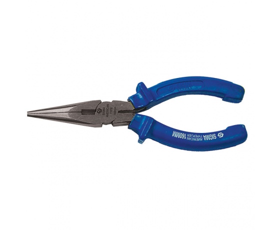 Фото 2 - Длинногубцы прямые 200мм синие SIGMA (4357201)