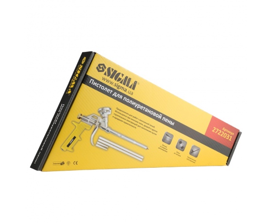 Фото 8 - Пистолет для полиуретановой пены (латунь) SIGMA (2722031)