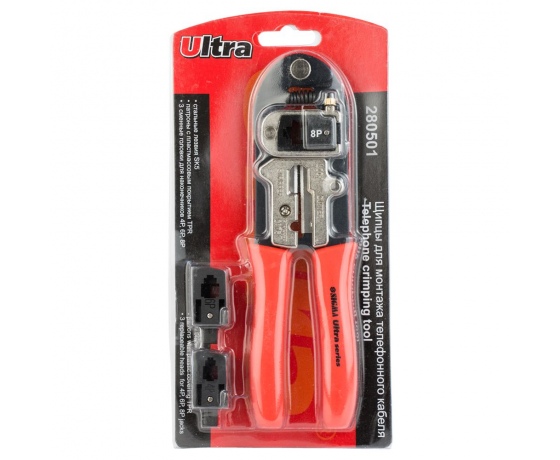 Фото 8 - Щипцы для монтажа телефонного кабеля ULTRA (4372012)