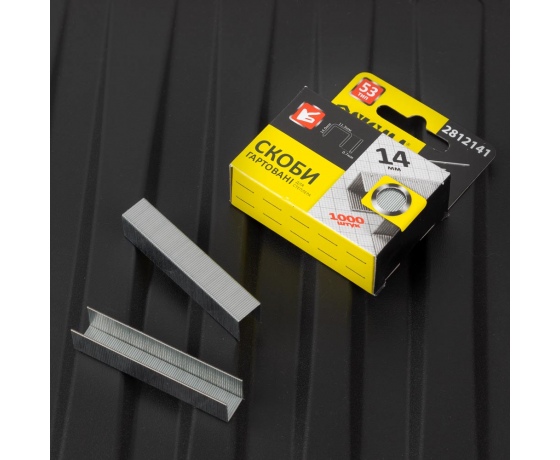 Фото 3 - Скобы 14×11.3мм каленые 1000шт SIGMA (2812141)