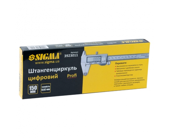 Фото 8 - Штангенциркуль PROFI цифровой SIGMA (3923011)