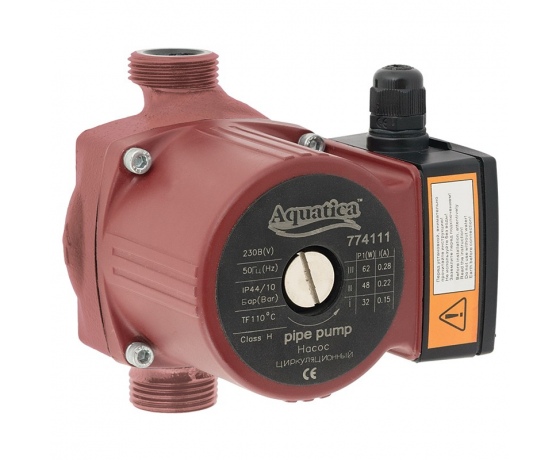 Фото 2 - Насос циркуляционный 65Вт Hmax 4м Qmax 63л/мин Ø1