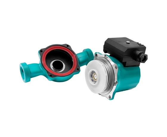 Фото 7 - Насос циркуляционный 75Вт Hmax 4м Qmax 40л/мин Ø1½ 180мм зел + гайки Ø1 WETRON (774312)