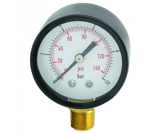 Фото 2 - Манометр радиальный 0-10 бар 50мм AQUATICA (779538)