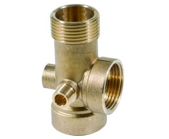 Фото 2 - Соединитель пятивыводной 80мм 1”М×1”F×1”F×1/4”M×1/4”F AQUATICA (779598)