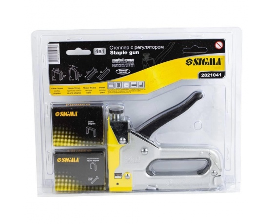 Фото 8 - Степлер с регулятором универсальный 4в1 SIGMA (2821041)