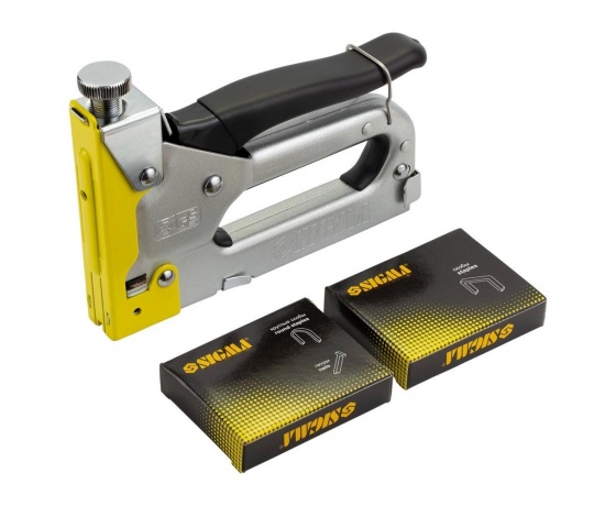 Фото 9 - Степлер с регулятором универсальный 4в1 SIGMA (2821041)