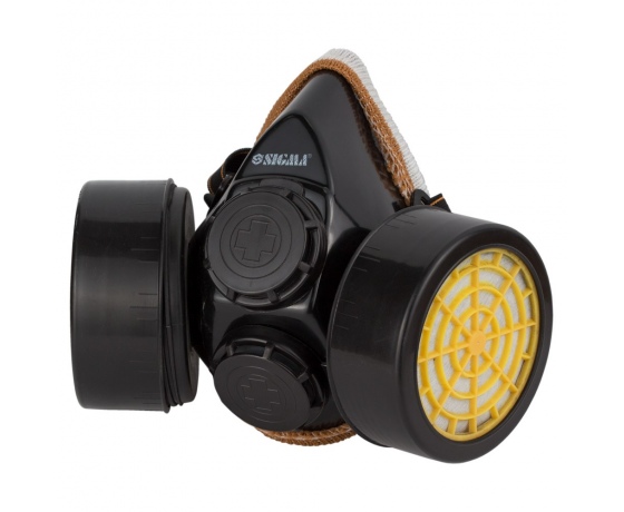 Фото 3 - Респиратор с угольным фильтром (2 фильтра) SIGMA (9422211)