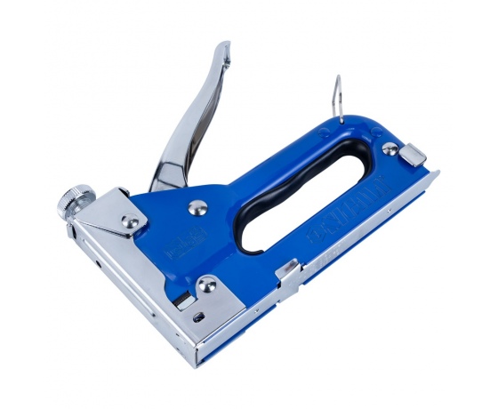 Фото 5 - Степлер с регулятором для скоб 4-14мм (синий) SIGMA (2821011)