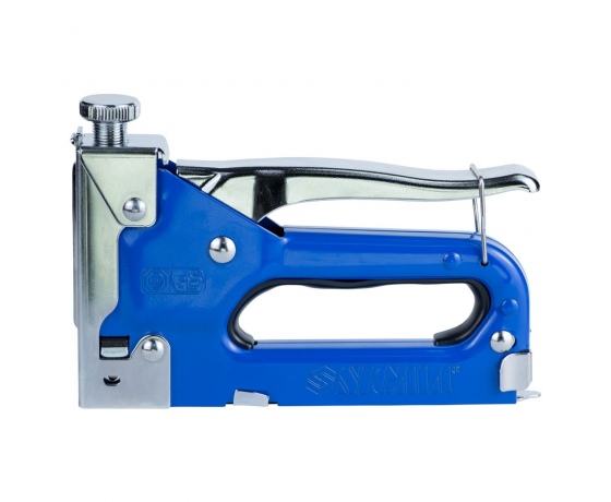 Фото 6 - Степлер с регулятором для скоб 4-14мм (синий) SIGMA (2821011)