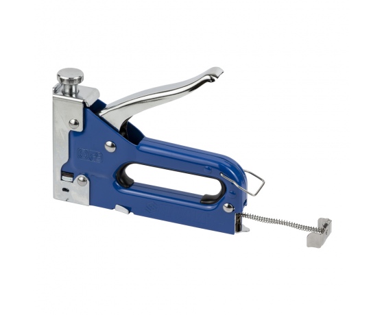 Фото 7 - Степлер с регулятором для скоб 4-14мм (синий) SIGMA (2821011)