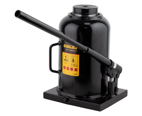 Фото 3 - Домкрат гидравлический бутылочный 50т H 280-470мм SIGMA (6101501)