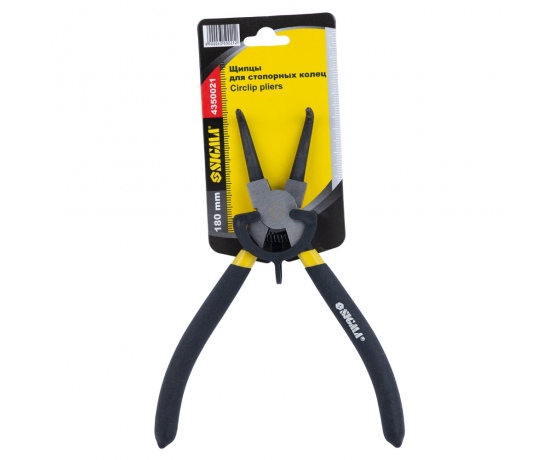 Фото 6 - Cъемник стопорных колец 180мм (внутренние гнутые) SIGMA (4350021)