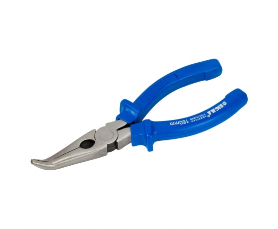 Фото 5 - Длинногубцы изогнутые 160мм синие SIGMA (4356161)