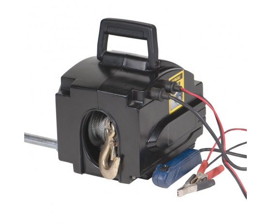 Фото 2 - Лебедка автомобильная электрическая переносная 2000lbs SIGMA (6130011)