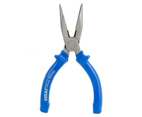 Фото 4 - Длинногубцы прямые 160мм синие SIGMA (4357161)