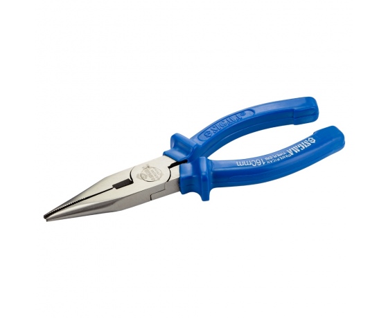 Фото 8 - Длинногубцы прямые 160мм синие SIGMA (4357161)