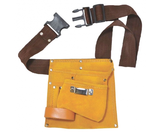 Фото 2 - Пояс слесарный (кожаный) 5 карманов GRAD (9450755)