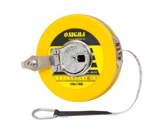 Фото 3 - Рулетка стекловолокно 10м×13мм SIGMA (3831101)