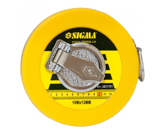Фото 2 - Рулетка стекловолокно 10м×13мм SIGMA (3831101)