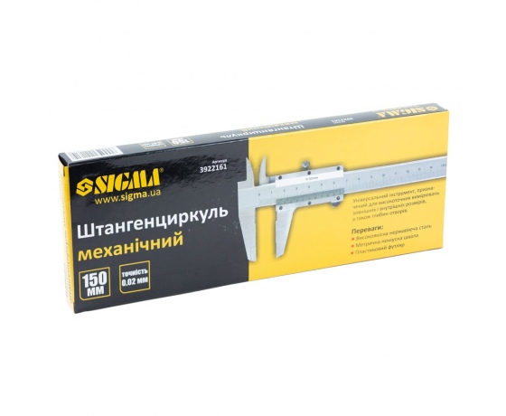 Фото 7 - Штангенциркуль механический 150мм SIGMA (3922161)