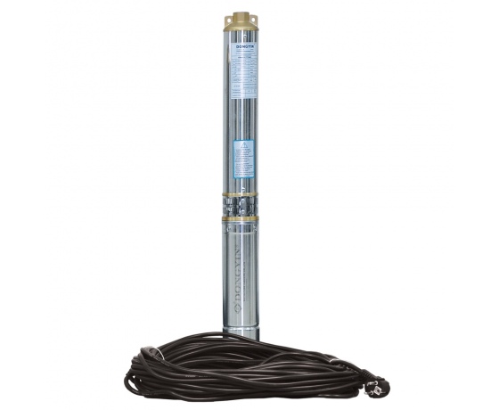 Фото 2 - Насос центробежный скважинный 1.1кВт H 93(69)м Q 90(60)л/мин Ø80мм (кабель 40м) AQUATICA (DONGYIN) (777394)