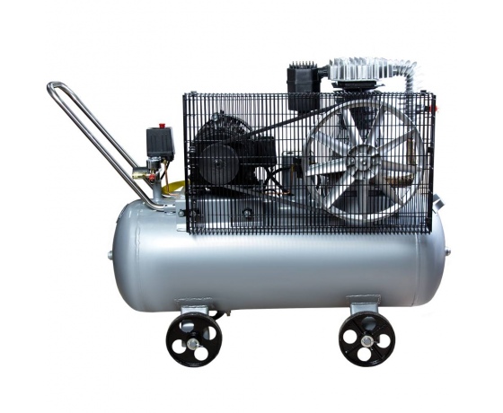 Фото 3 - Компрессор ременной двухцилиндровый 380В 4кВт 678л/мин 10бар 100л SIGMA (7044521)