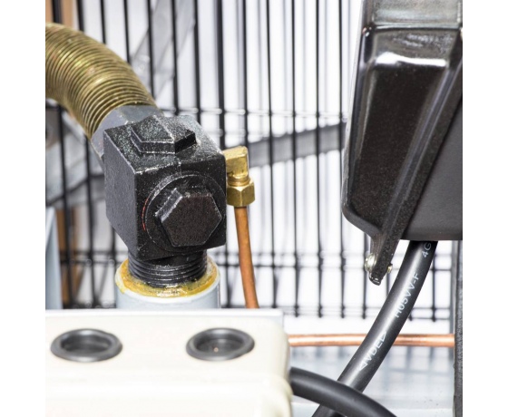 Фото 7 - Компрессор ременной двухцилиндровый 380В 4кВт 678л/мин 10бар 100л SIGMA (7044521)