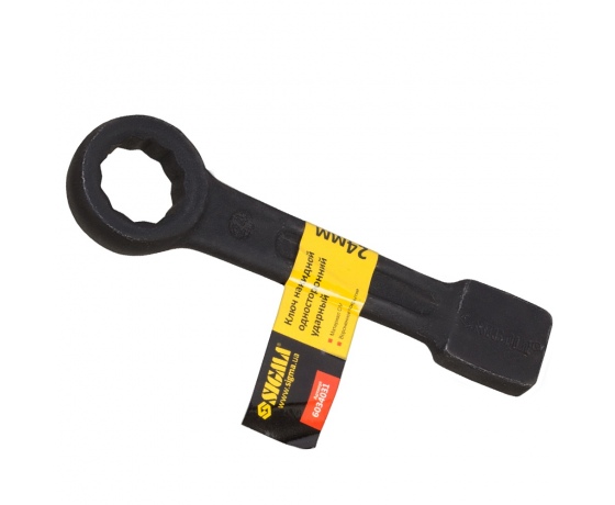 Фото 2 - Ключ накидной односторонний ударный 24мм CrV SIGMA (6034031)