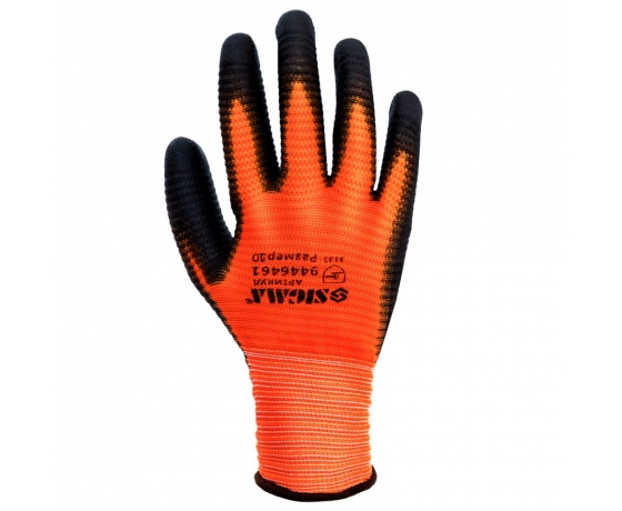 Фото 3 - Перчатки трикотажные с ПУ покрытием (манжет) SIGMA (9446461)