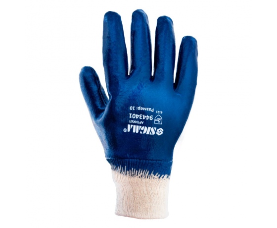 Фото 3 - Перчатки трикотажные с нитриловым покрытием SIGMA (9443401)