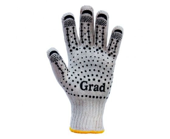 Фото 3 - Перчатки трикотажные с точечным ПВХ покрытием GRAD (9442715)