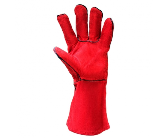 Фото 4 - Перчатки краги сварщика (красные) SIGMA (9449301)