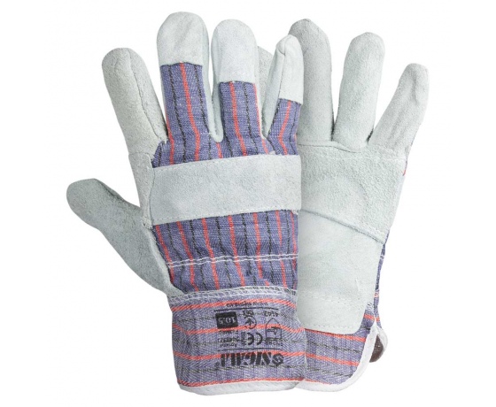 Фото 2 - Перчатки комбинированные замшевые SIGMA (9448321)